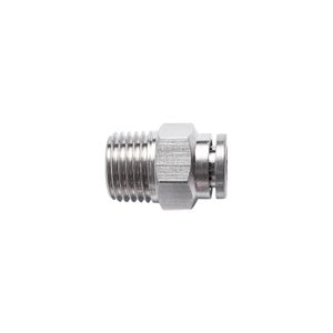 Metal Pu Fitting Straight 6mm X 1/4' M